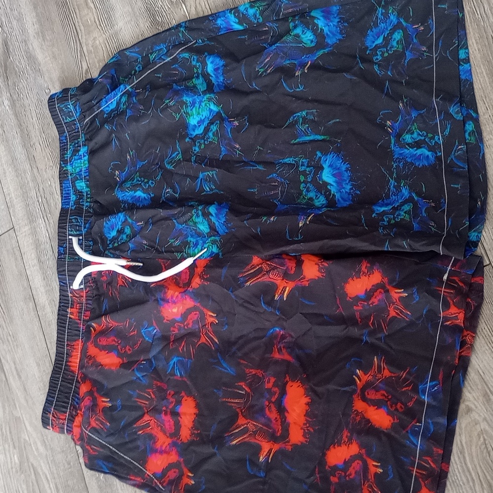 Blue/Red Shorts